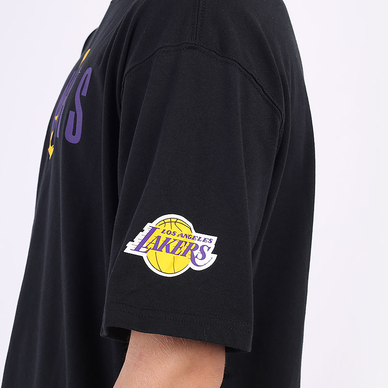мужская черная футболка Jordan  Los Angeles Lakers Courtside Statement Tee DA6512-010 - цена, описание, фото 3